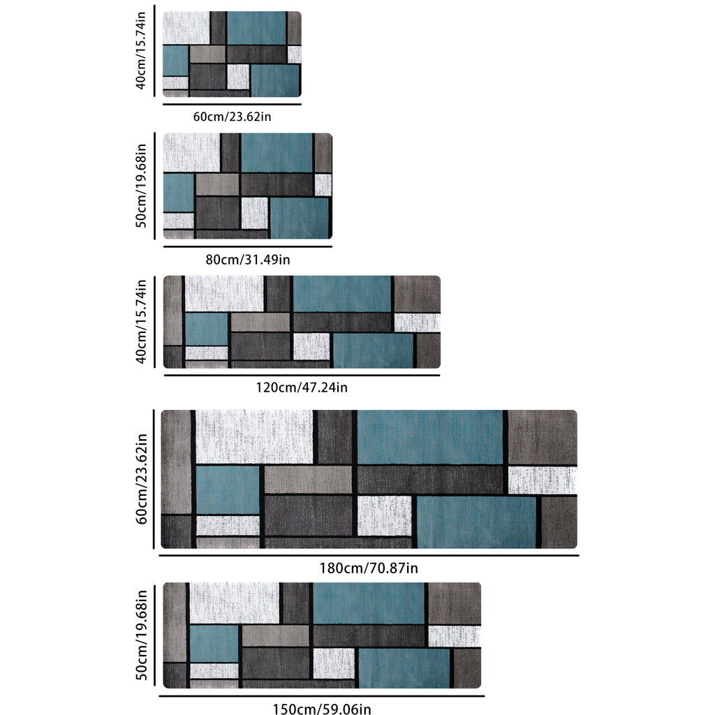 1pc Soft Thickened Kitchen Floor Mat, Non-slip Oil-proof Floor Mat, Waterproof Runner Rug, Dirt-resistant Floor Carpet, Machine Washable, Entrance Doormat, Kitchen Living Room Laundry Bathroom Water-absorbing Floor Mat, Room Chef's Market